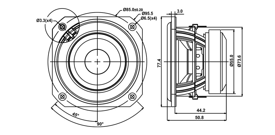 3" SB10PGC21-4 / Fiberglass